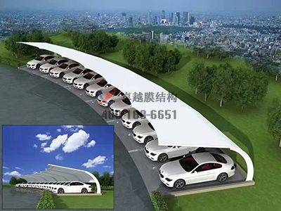  湖北荊門膜結構處充電站車棚【生產廠家】